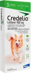 CREDELIO PERRO 5,5 A 11 KILOS X 1 COMPRIMIDO