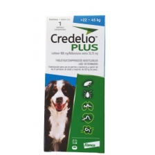 CREDELIO PLUS PERRO >22 A 45 KILOS X 1 COMPRIMIDO