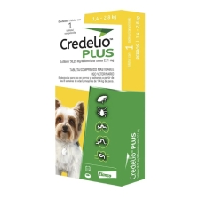 CREDELIO PLUS PERRO 1,4 A 2,8 KILOS X 1 COMPRIMIDO