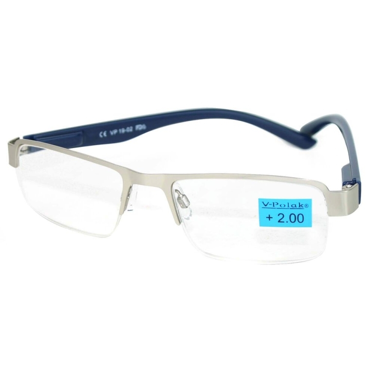 Lentes V-Polak Blue Silver 2.0 | lentes silver 2.0
