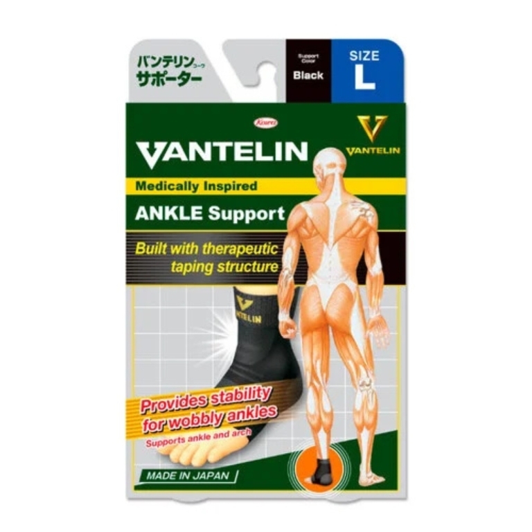 Tobillera Elasticada Tl Black Vantelin | tobillera vantelin
