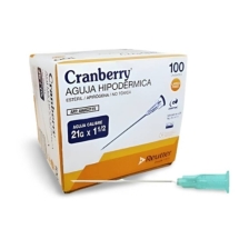 Aguja Hipoderm. 21G X1 | aguja hipodermica 21g