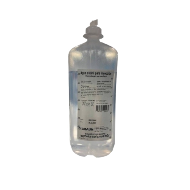 AGUA ESTERIL INYECTSBLE X 1000 ML BRAUN  X 1 UNIDAD