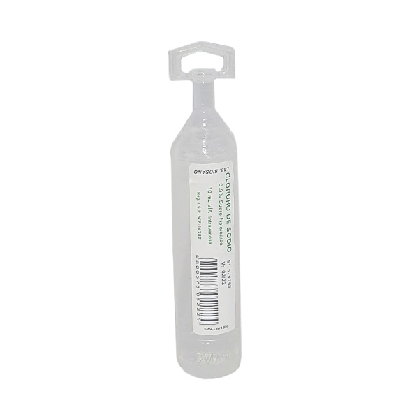 CLORURO DE SODIO 0.9 % X 10 ML X 1 AMPOLLA
