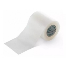 TELA ADHESIVO TRANSP. PLASTICA 5CMX9,1MT X 5U