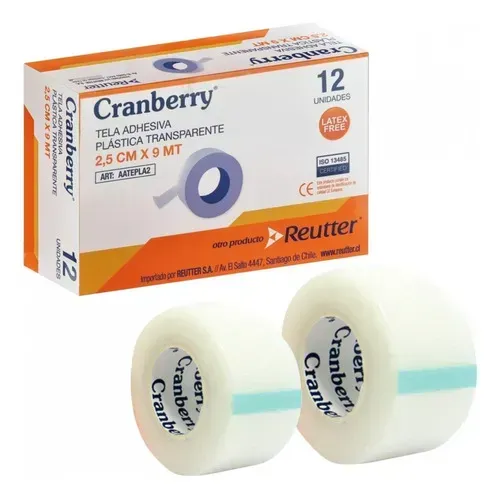 CRANBERRY TELA ADH PLASTICA MICROPORE 5cm X 9M