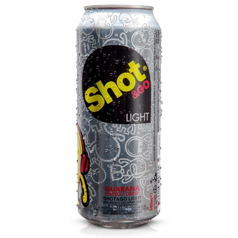 SHOT & GO GUARANA LIGHT 500ML