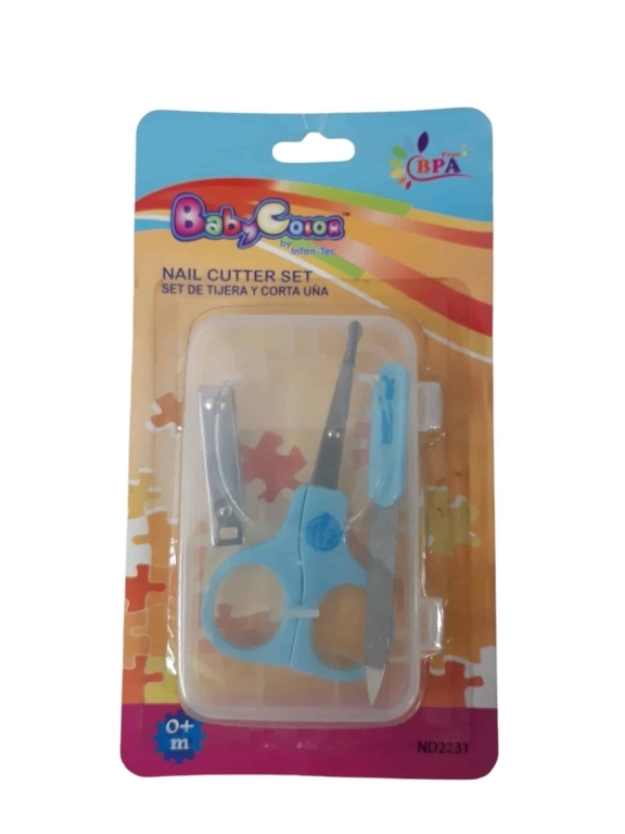 BH SET TIJERA + CORTA UÑAS + LIMA