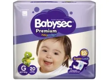BABYSEC PAÑAL BEBE PREMIUM G X20