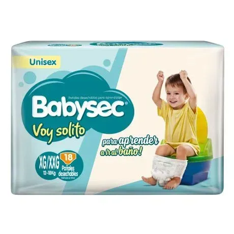 BABYSEC PAÑAL VOY SOLITO XG-XXG X18