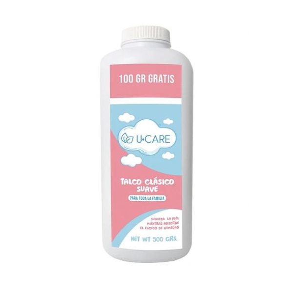 U.CARE TALCO CLASICO SUAVE 500G