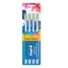  PACK ORAL B CEPILLO COLOR INDICATOR CLASICO X 4 UND