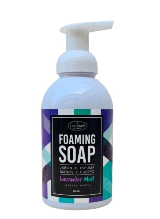 Jabon De Espuma Manos Y Cuerpo Lavanda Menta X 500Ml | jabón lavanda 500ml