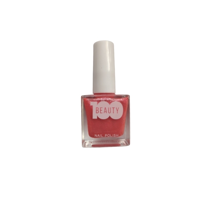 ESMALTE PARA UÑAS 100 BEAUTY ROSADO PERLADO