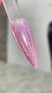 ESMALTE PARA UÑAS 100 BEAUTY ROSADO ESCARCHADO