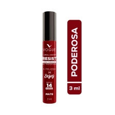 Vogue Labial Resistente Liq Mate Poderosa | vogue poderosa