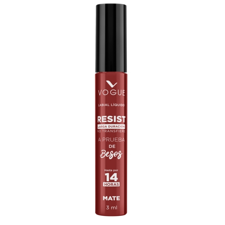 VOGUE LABIAL RESISTENTE AL AGUA SIENTE X 3 ML