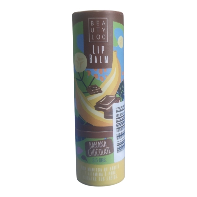 BEAUTY 100 LIP BALM BANANA- CHOCOLATE X 3.5G