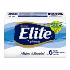 ELITE PAÑUELO ALOE VERA  X6
