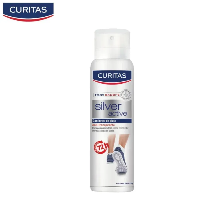 CURITAS SILVER DESODORANTE PIES SP.X150ML