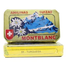 Mont Blanc Anilina 31 Turquesa | mont blanc turquesa