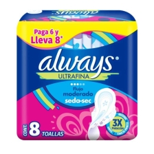 ALWAYS ULTRAFINA SECA X8