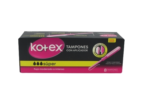 Kotex Tampon Evolution Super X 8 Unidades | kotex super 8un