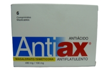 ANTIAX 6 MASTICABLE X6 COMPRIMIDOS