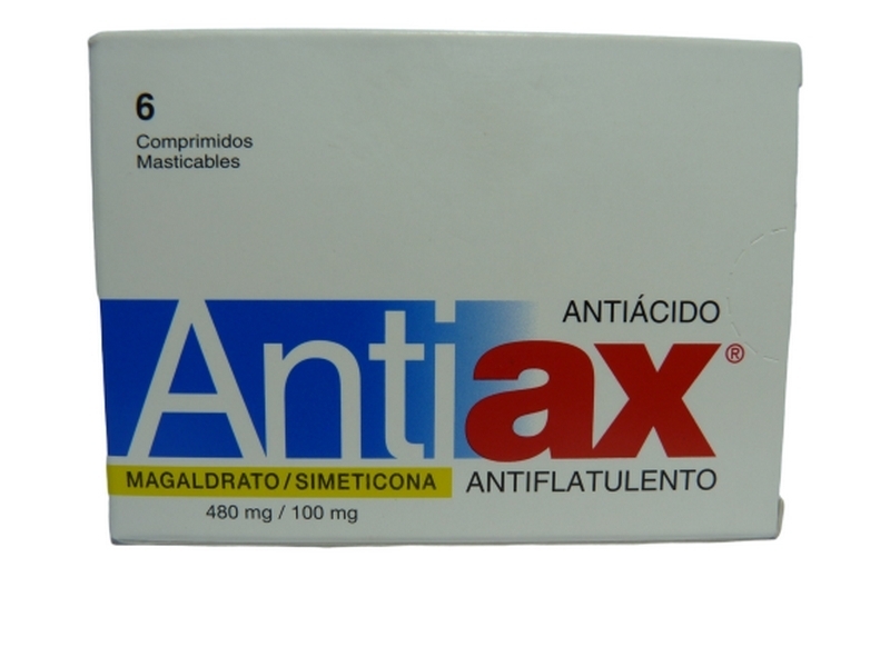 ANTIAX 6 MASTICABLE X6 COMPRIMIDOS