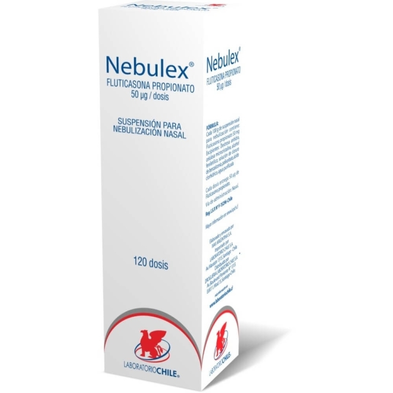 Nebulex 50 Mcg Spray Nasal X 120 Dosis | nebulex spray nasal 120