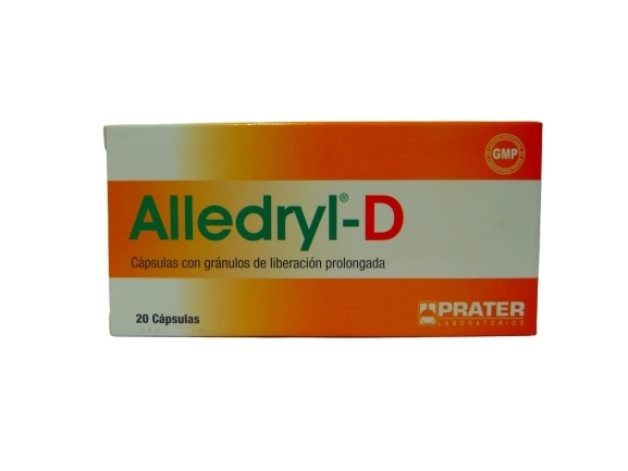 ALLEDRYL-D X20 CAPSULAS