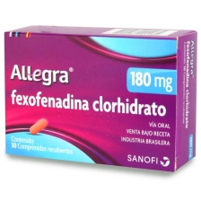 ALLEGRA 180 MG X30 COMPRIMIDOS