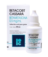 BETACORT 0.5MG/ML GOTAS ORAL X30