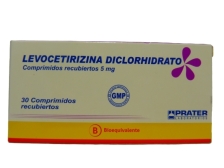 LEVOCETIRIZINA 5MG X30 COMPRIMIDOS