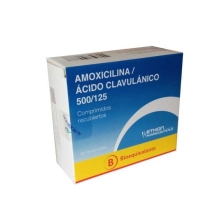 CENABAST AMOXICILINA/ ACIDO CLAVULANICO 500/125 X20COM.