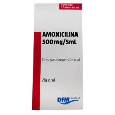 Amoxicilina 500Mg/5Ml Suspension Oral X60Ml | amoxicilina suspension 60ml