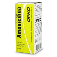 AMOXICILINA 500 MG / 5 ML X 60 ML SUSPENSION ORAL