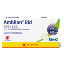AMBILAN BID 875MG 125MG X20 COMPRIMIDOS