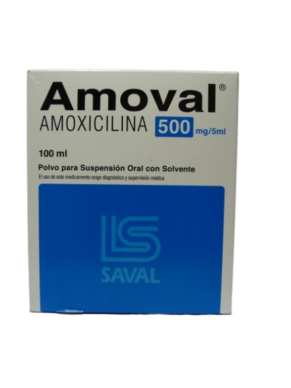 Amoval 500 Mg / 5 Ml Suspension Oral X 100 Ml | amoval suspension 100ml