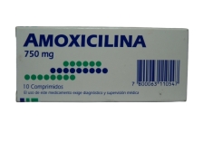 AMOXICILINA 750 MG X10 COMPRIMIDOS
