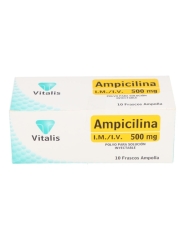 Ampicilina 500 Mg X 1 Amp | ampicilina 1amp