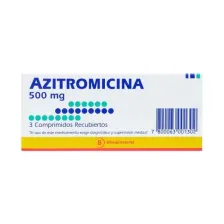 AZITROMICINA 500MG X3 COMPRIMIDOS