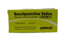 BENCILPENICILINA SODICA 1.000.000 U.I. X 1 FRASCO AMPOLLA