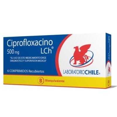CIPROFLOX ACINO 500MG X6 COMPRIMIDOS