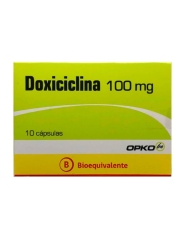 DOXICICLINA 100 MG X 10 CAPSULAS