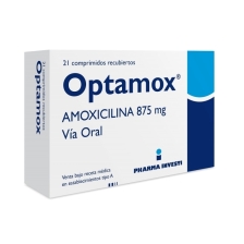 OPTAMOX AMOXICILINA 875 MG X21 COMPRIMIDOS
