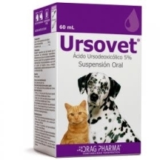 URSOVET SUSPENSION 5% 60ML X60