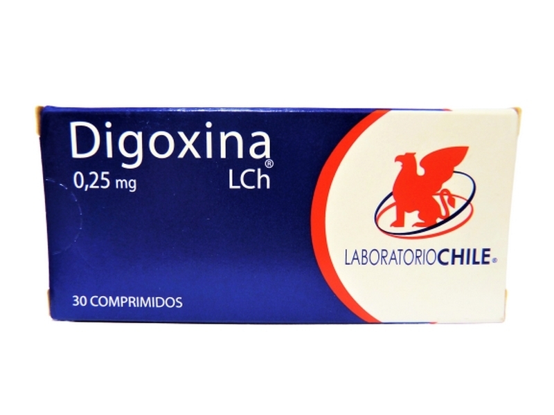 DIGOXINA 0.25 MG X 30 COMPRIMIDOS