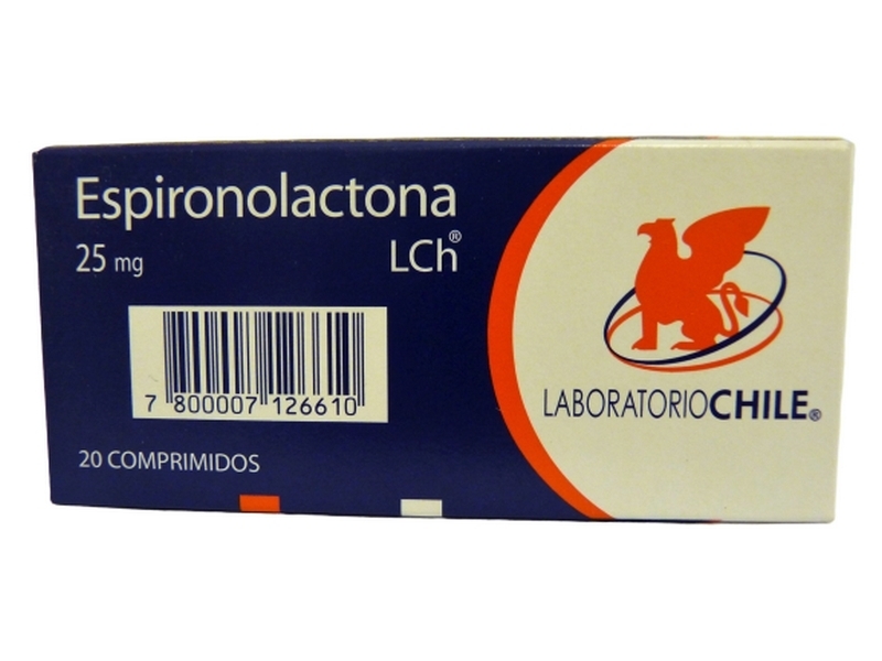 ESPIRONOLACTONA 25MG X20 COMPRIMIDOS