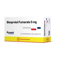 BISOPROLOL 5 MG X 30 COMPRIMIDOS RECUBIERTOS